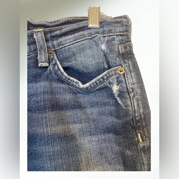 Lucky Brand Womens Jeans Cropped Flap Pocket Sweet Low Straight Leg Size 28/6 - Picture 6 of 6